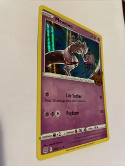 Mewtwo 056/172 Holo Trick or Trade BOOster 2022 Halloween Pokemon TCG - Image 3