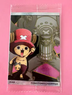 One Piece Wafers Card NO.10-06 SR Tony Tony Chopper Anime Unopened Japanese - Image 2