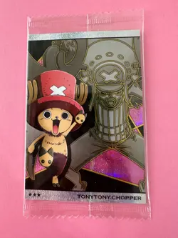One Piece Wafers Card NO.10-06 SR Tony Tony Chopper Anime Unopened Japanese - Image 3