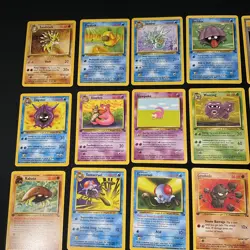 Pokemon Lot Of 20 1st Edition fossil cards NM - Mint Omanyte Sandslash Slowbro - Image 2