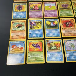 Pokemon Lot Of 20 1st Edition fossil cards NM - Mint Omanyte Sandslash Slowbro - Image 4