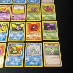 Pokemon Lot Of 20 1st Edition fossil cards NM - Mint Omanyte Sandslash Slowbro - Image 5