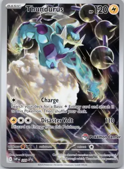 Thundurus - (Pokemon Center) 209 SV: Scarlet & Violet Promo Cards NM PKM - Image 1