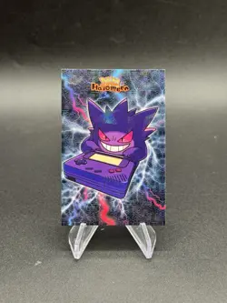Gengar Gameboy Cracked Ice Pokemon Halloween Database Card 55 Peru Us Seller - Image 1