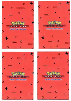 Pokemon Team Rocket Card Database -PIKACHU Poncho - 4 Card Lot- CRACKED ICE HOLO - Image 2