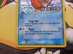 Magikarp 64/107 EX Deoxys Stamped Reverse Holo Pokemon Card - Image 4