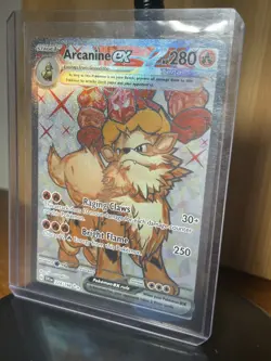 Pokemon TCG Arcanine EX Holo Card 224/198 SV01 Scarlet & Violet Base Set - Image 3