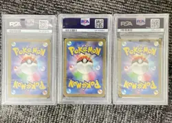 PSA 10 Charizard Venusaur Blastoise ex SAR Set 201/165 Pokemon Card 151 Japanese - Image 2