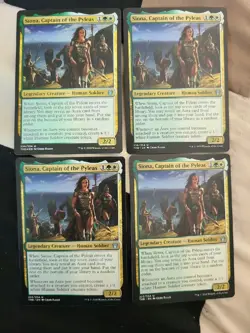 Siona, Captain of the Pyleas ×4 PACK FRESH 226/254 MTG THB (1) Foil (3) Regular - Image 1