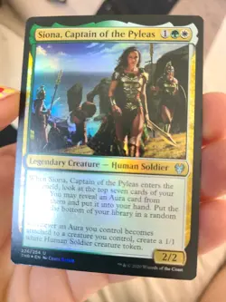 Siona, Captain of the Pyleas ×4 PACK FRESH 226/254 MTG THB (1) Foil (3) Regular - Image 2
