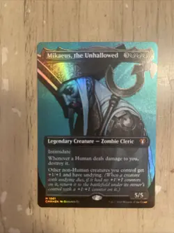 1x Mikaeus, the Unhallowed (Textured Foil) NM Commander Masters CMM Magic MTG - Image 1
