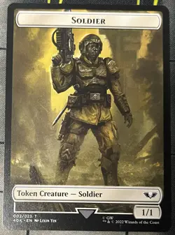 ZEPHYRIM /SOLDIER Universes Beyond Warhammer 40K Commander MTG 40000 Magic - Image 2