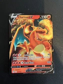 Pokemon Charizard V 017/172 Brilliant Stars Ultra Rare Holo V - Image 1