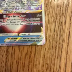 Alolan Vulpix VSTAR 034/195 Ultra Rare Silver Tempest Pokemon TCG Near Mint - Image 4
