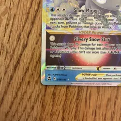 Alolan Vulpix VSTAR 034/195 Ultra Rare Silver Tempest Pokemon TCG Near Mint - Image 5