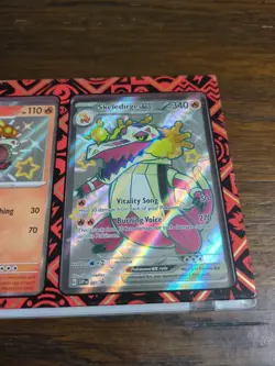 Pokemon TCG Skeledirge EX SVP079 080 081 Paldean Fates Promo Set With Case - Image 5