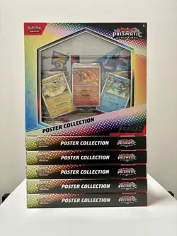 6x Prismatic Evolutions Poster Collection Lot of 6 Pokemon New/Sealed ✅ - Image 1