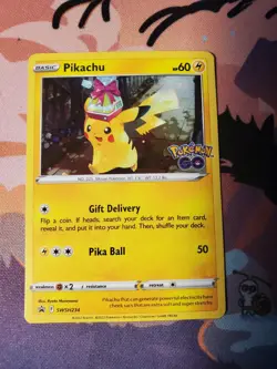 Pokemon GO Black Star Promo Pikachu SWSH234 Pokemon Tcg - Image 1