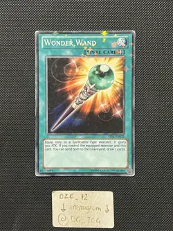 Yugioh - Wonder Wand - SP13-EN032 - Unlimited Edition- Starfoil Rare - LP - Image 1