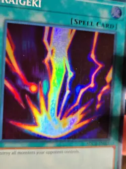 Yugioh Raigeki SDCH-EN021 1st Edition Super Rare Spirit Charmers NM - Image 3