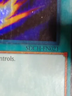Yugioh Raigeki SDCH-EN021 1st Edition Super Rare Spirit Charmers NM - Image 4