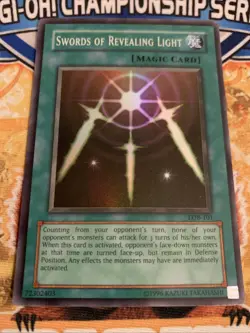 Yugioh Swords of Revealing Light LOB-101 LP - Image 1