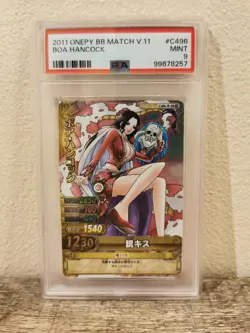PSA 9 One Piece OnePY Match Bandai Carddass - Boa Hancock card Mint POP 3 - Image 3