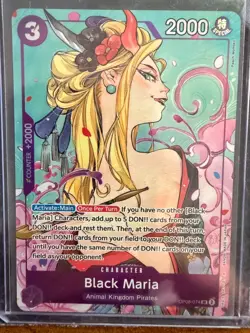 Black Maria (Illustration Box Vol.2) OP08-074 One Piece Promotion Cards Foil - Image 1
