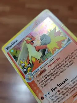 PL! - Blaziken 3/109 Ruby and Sapphire Holo Rare Pokemon Card - Image 3