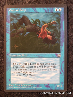 Wall of Kelp Homelands NM Blue Rare MAGIC THE GATHERING MTG CARD (DS3D1G2) - Image 1