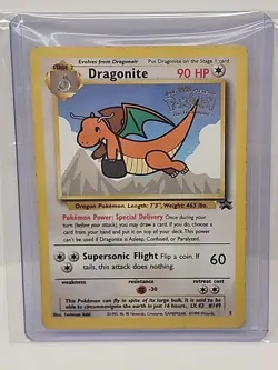 Pokemon TCG Dragonite #5 Black Star Promo WB the First Movie Stamped Card MP - Image 1
