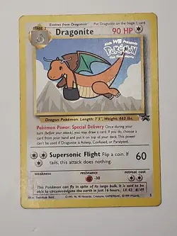 Pokemon TCG Dragonite #5 Black Star Promo WB the First Movie Stamped Card MP - Image 2