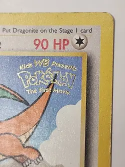 Pokemon TCG Dragonite #5 Black Star Promo WB the First Movie Stamped Card MP - Image 4
