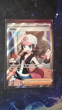 Hilda 164/086 Full Art Ultra Rare White Flare Pokemon TCG Trainer Card - Image 1