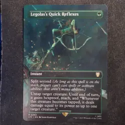 Legolas's Quick Reflexes - Borderless - LOTR: Tales of Middle Earth (MTG) - Image 1