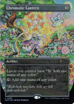 MTG Chromatic Lantern (Confetti Foil) (2329) | NM Foil | Secret Lair Furby {SLD} - Image 2