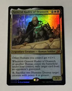 MTG General Kudro of Drannith FOIL Ikoria: Lair Of Behemoths NM - Image 1