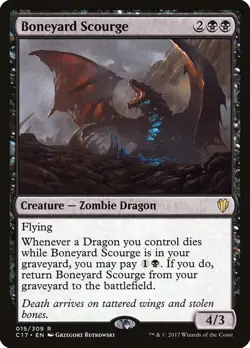 MTG - Boneyard Scourge [Commander 2017] - Image 1