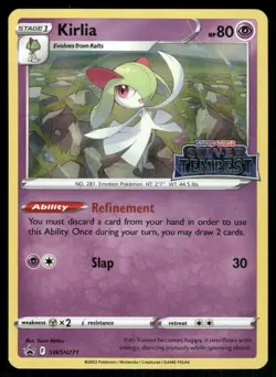 Pokemon Tcg Kirlia Prerelease SWSH271 SWSH: Sword & Shield Promo Cards Holo NM - Image 1