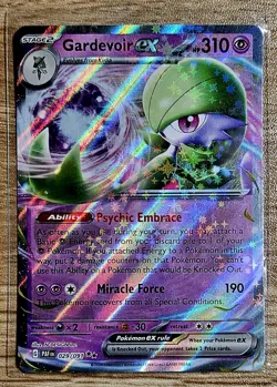 Pokemon TCG Gardevoir ex Scarlet & Violet Paldean Fates 29/91 Holo Double Rare - Image 3