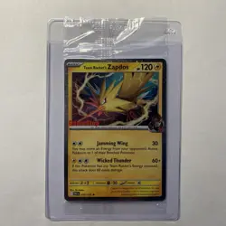 (SEALED) Team Rocket's Zapdos 070/182 Pokemon Destined Rivals GameStop Promo NM - Image 1