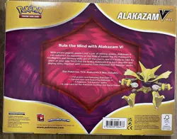 Pokemon Alakazam V Box - Factory Sealed-NEW! 4 booster packs and MORE! 820650807480 - Image 2