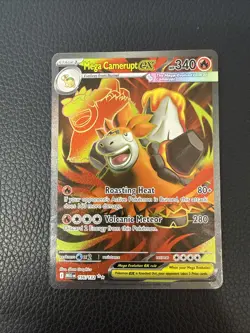 Mega Camerupt EX - 156/132 - Mega Evolution Base set - 2025 Pokemon - NM - Image 1