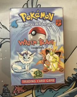 Water Blast Pokemon Theme Deck Empty Box WOTC 1999 - Image 1