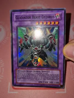 Gladiator Beast Gyzarus (LP) LODT-EN044 Super Rare 1st Edition - Image 2