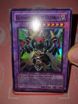 Gladiator Beast Gyzarus (LP) LODT-EN044 Super Rare 1st Edition - Image 3