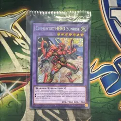 Yugioh! Elemental HERO Sunrise LDS3-EN104 Secret Rare Sealed Limited Edition NM - Image 1
