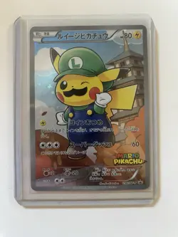 Luigi Pikachu 296/XY-P Special Box PROMO Japanese Pokemon Card LP-Fast delivery! - Image 1