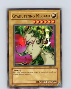 Yu-Gi-Oh TCG Gyakutenno Megami SDK-011 Unlimited Regular Common Card Played LP - Image 1