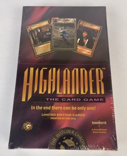 Highlander The Card Game CCG Booster Box Factory Sealed 30 Pack 1995 Swordmaster - Image 1